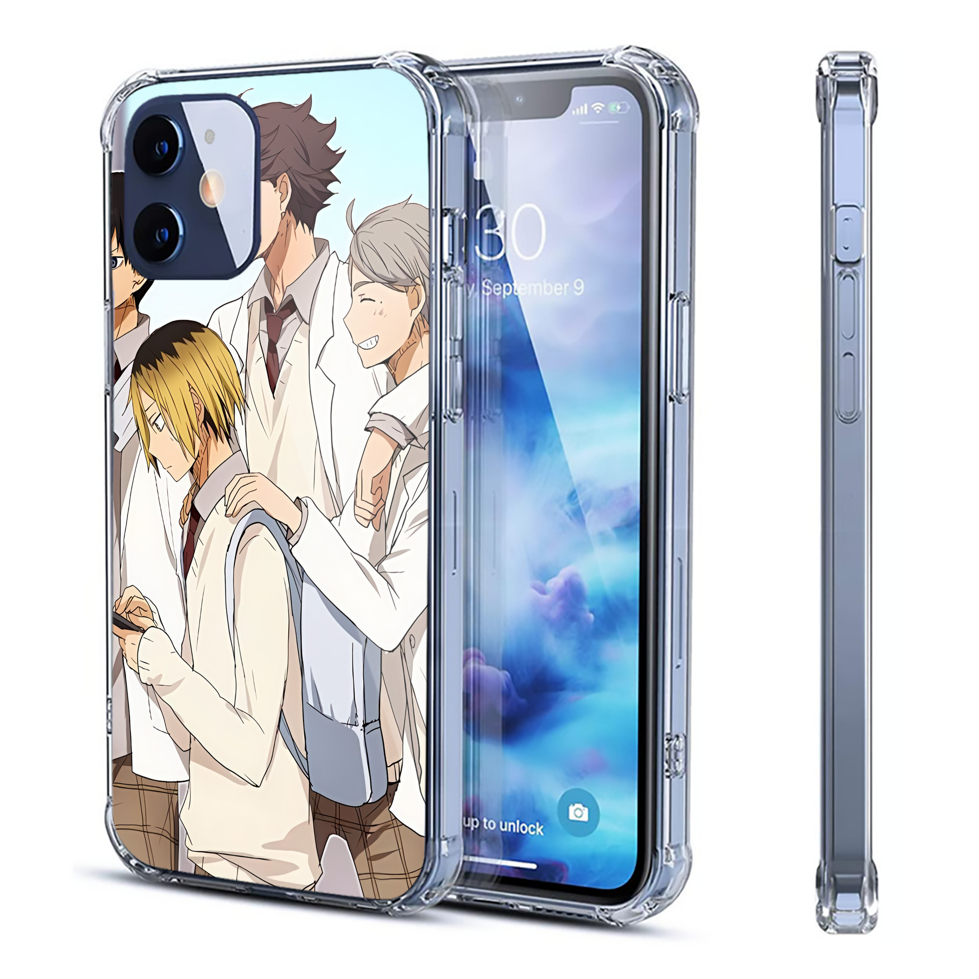 （画像用） ハイキュー!! Haikyu!! 【iPhone 12シリーズ対応】透明スマホケース（クリアソフトケース）